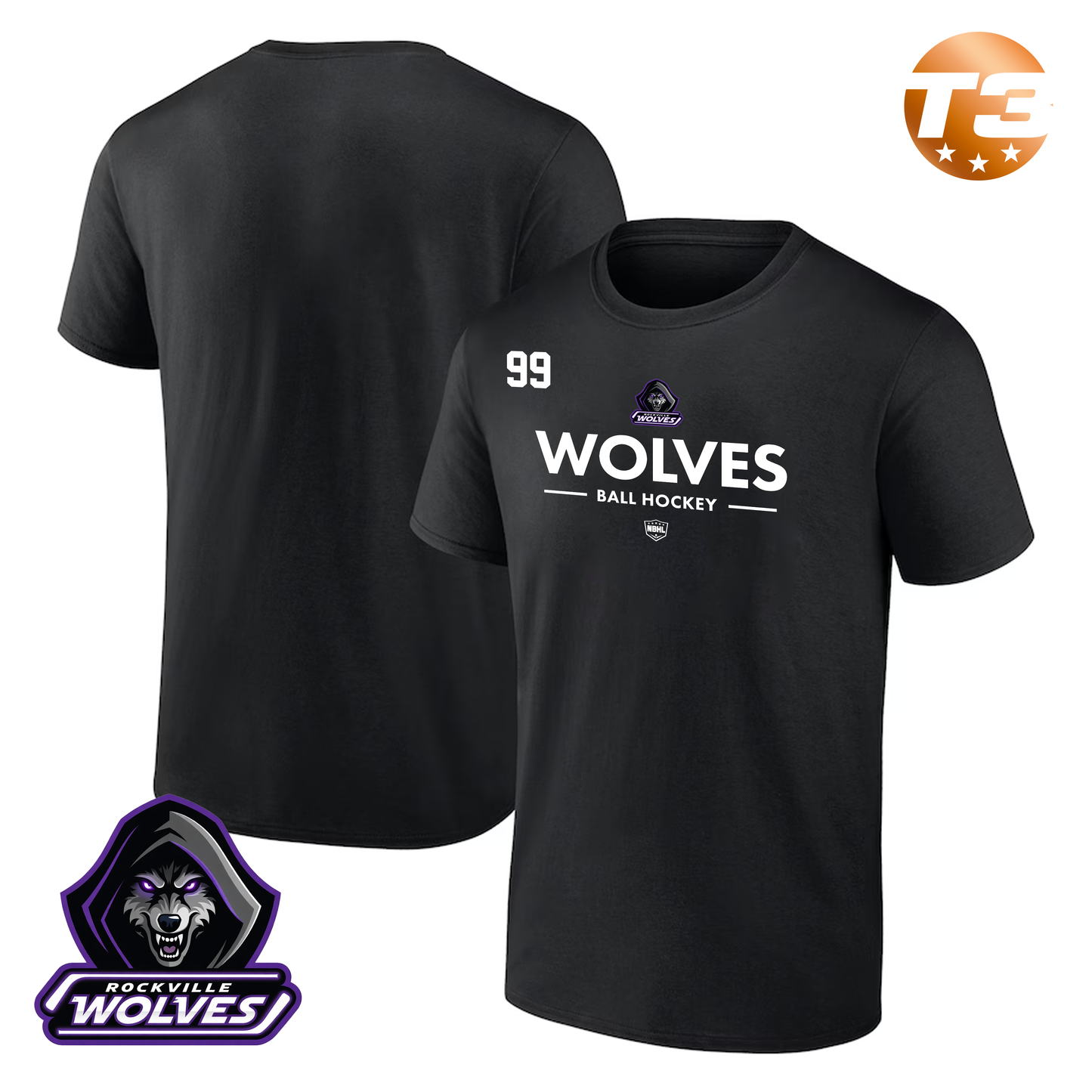 Rockville Wolves 2026 Authentic Pro Primary T-Shirt