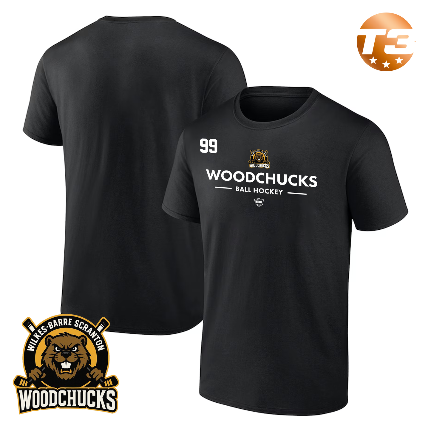 Wilkes-Barre Scranton Woodchucks 2026 Authentic Pro Primary T-Shirt